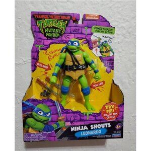 Teenage Mutant Ninja Turtles Mutant Mayhem Ninja Shouts Leonardo Action Figure